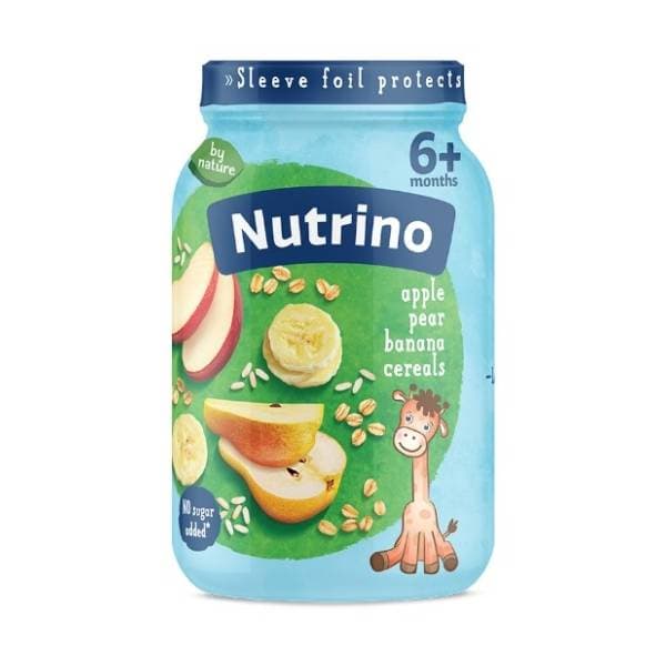 NUTRINO kašica jabuka kruška banana 190g 0