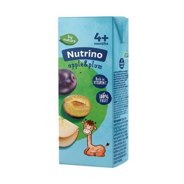 NUTRINO sokić jabuka šljiva 200ml 0