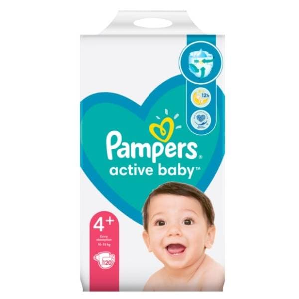 PAMPERS pelene MB 4+ 120kom 0