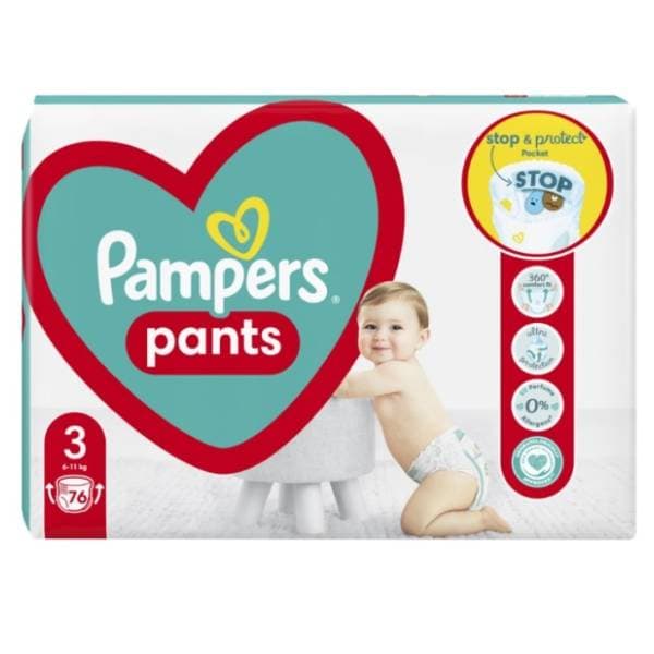 PAMPERS pelene Pants GP 3 76kom 0