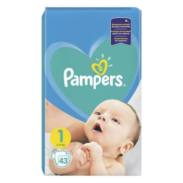 PAMPERS pelene VP 1 43kom 0