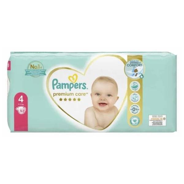 PAMPERS Premium care 4 52kom 0