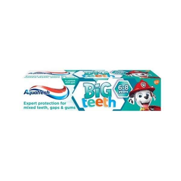 Pasta AQUAFRESH Junior Big teeth 6+g 50ml 0