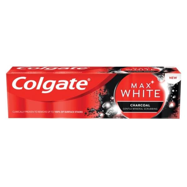 Pasta COLGATE Max white charcoal 75ml 0