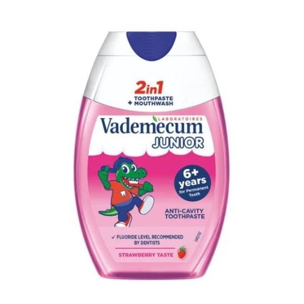Pasta VADEMECUM 2u1 Junior Strawberry 75ml 0