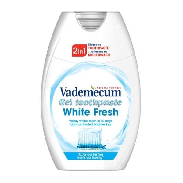 Pasta VADEMECUM 2u1 White fresh 75ml 0