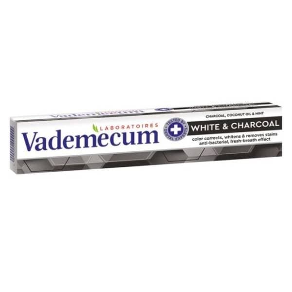 Pasta VADEMECUM White & Charcoal 75ml 0