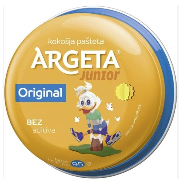 Pašteta ARGETA junior 95g 0
