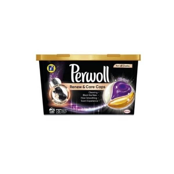 PERWOLL Renew & care black kapsule 18kom 0