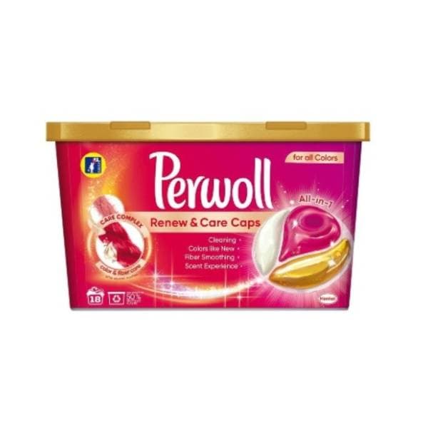 PERWOLL kapsule Renew & Care Color 18kom 0
