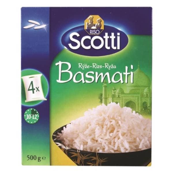 Riža SCOTTI Basmati 4x125g 0