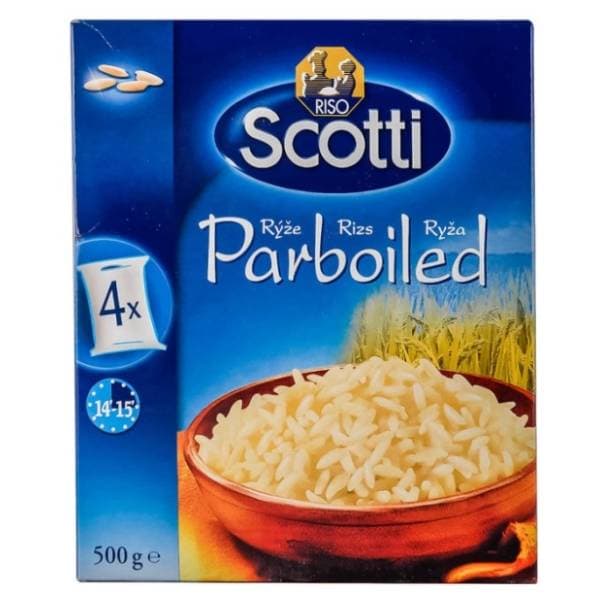 Riža SCOTTI Parboiled 4x125g 0