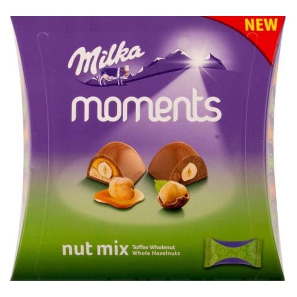 Praline MILKA Moments nut mix 169g 0