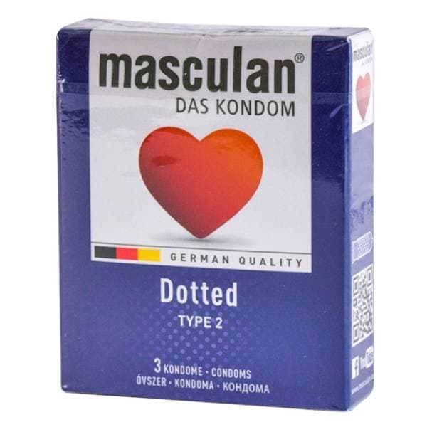 Prezervativ MASCULAN tip2 dotted 3kom 0
