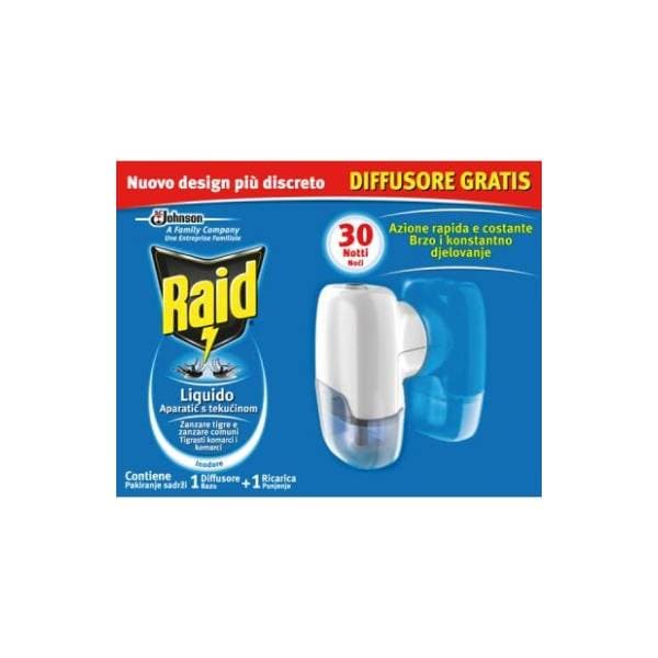 RAID električni aparat protiv komaraca 1kom 0