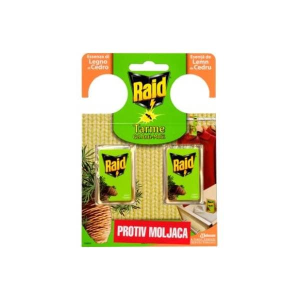 RAID gel protiv moljaca cedar 2x3g 0