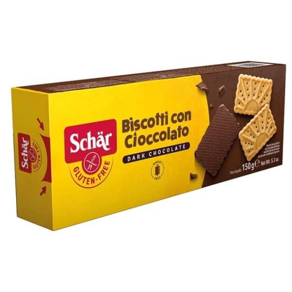SCHAR keks preliven čokoladom 150g 0