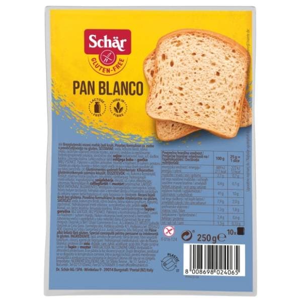 SCHAR Pan blanco 250g 0