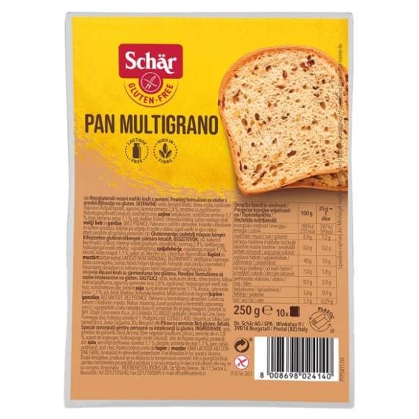 SCHAR Pan multigrano 250g 0