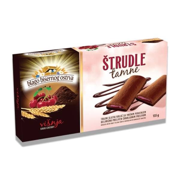 Štrudla BLAGO BISERNOG OSTRVA Tamna višnja 135g 0