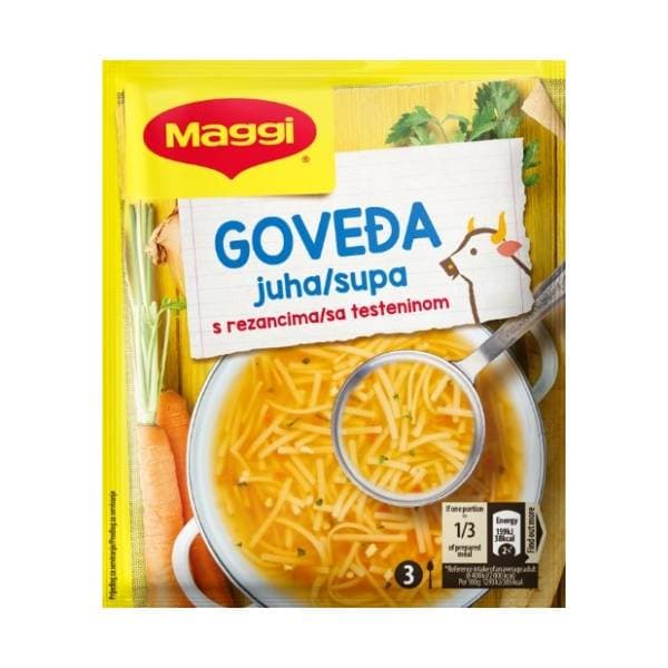 Juha MAGGI goveđa tjestenina 37g 0