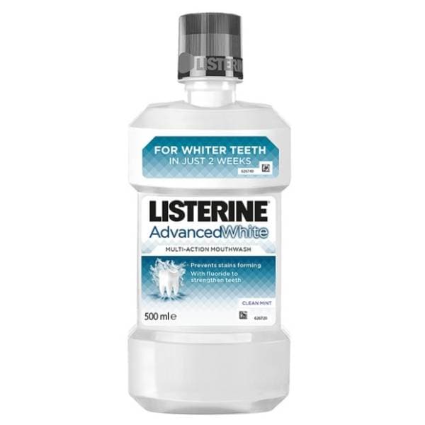 Tekućina za ispiranje usta LISTERINE advanced White 500ml 0