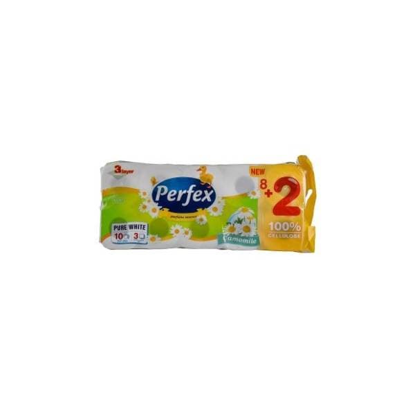 Toaletni papir PERFEX 3 sloja 8+2 kom 0