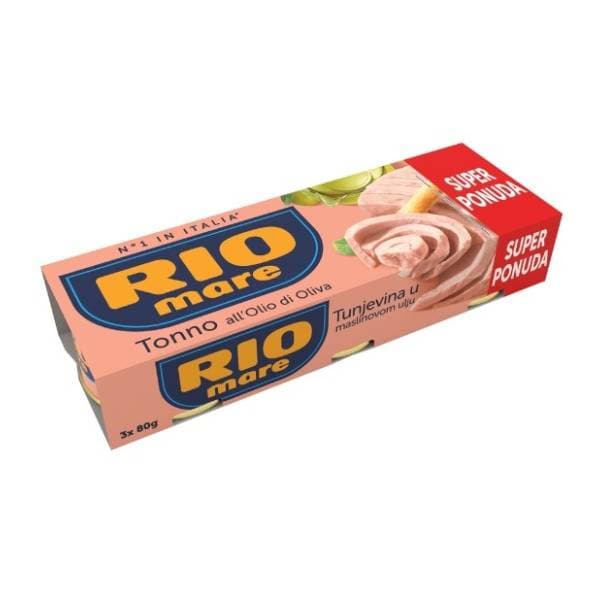 Tuna RIO MARE Maslinovo Ulje 3x80g 0