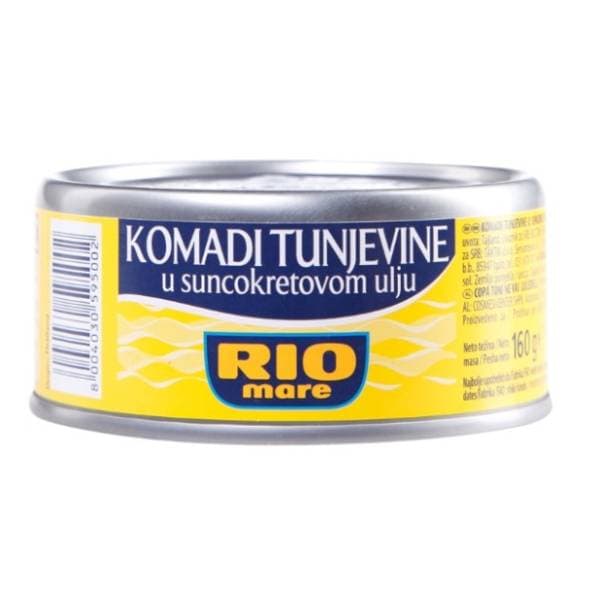 Tuna RIO MARE u suncokretovom ulju 160g 0
