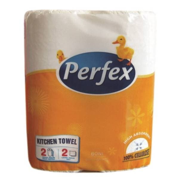 Ručnik PERFEX žuti 2sloja 2kom 0