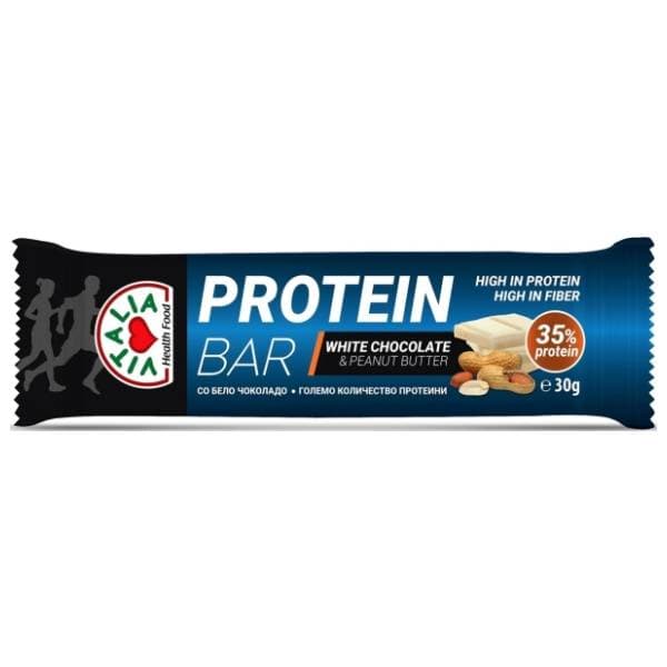 VITALIA proteinska čokoladica bijela čokolada i kikiriki maslac 30g 0