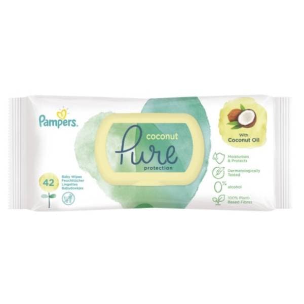 Vlažne maramice PAMPERS coconut 42kom 0