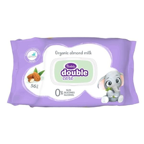 Vlažne maramice VIOLETA baby badem 56kom 0