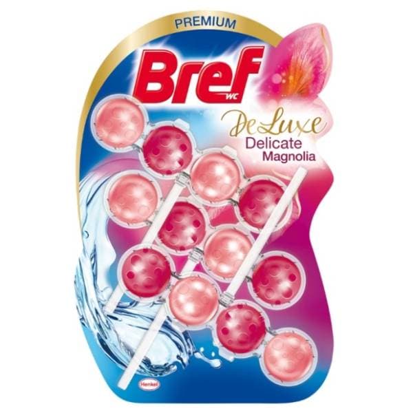 WC osvježivač BREF DeLuxe Magnolia 3x50g 0