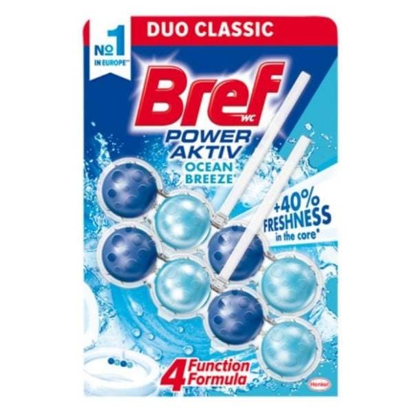 WC osvježivač BREF Power aktiv ocean 2x50g 0