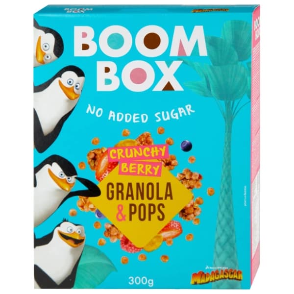 BOOM BOX zobena granola pops voće 300g 0