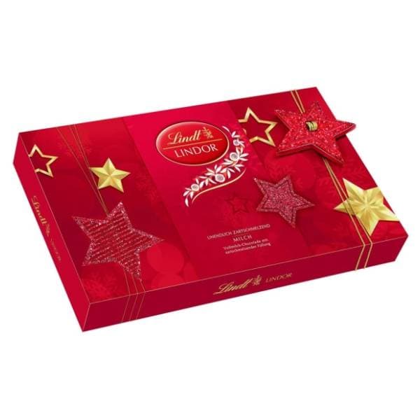 LINDT Lindor bombonijera xmas milk 200g 0