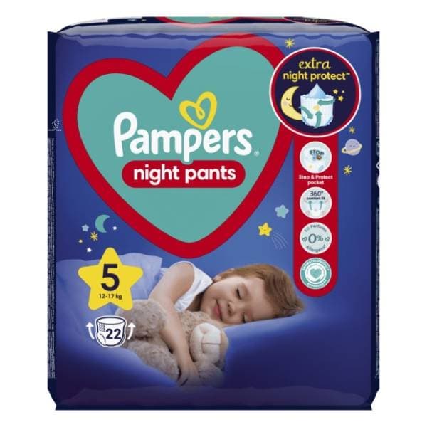 PAMPERS Night Pants VP 5 22kom 0