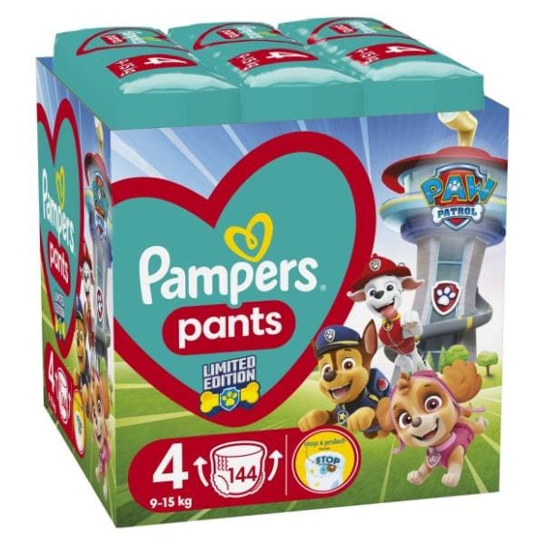 PAMPERS Pants Paw Patrol 4 72kom 0