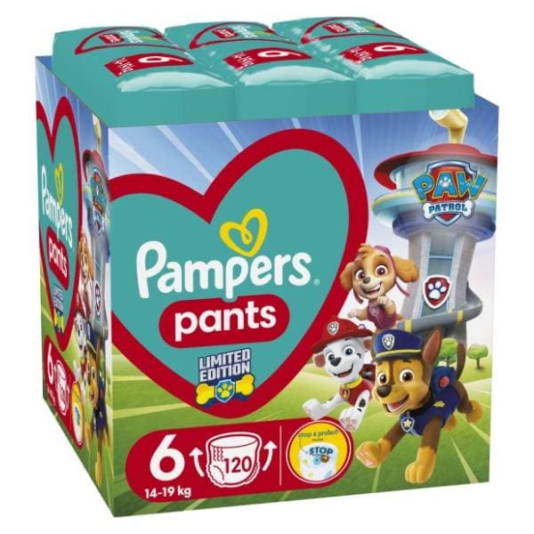 PAMPERS Pants Paw Patrol 6 60kom 0