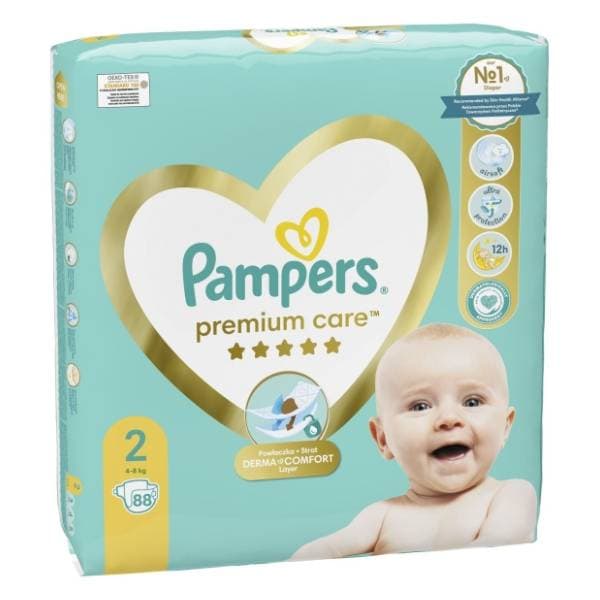 PAMPERS Premium care JP 2 88kom 0