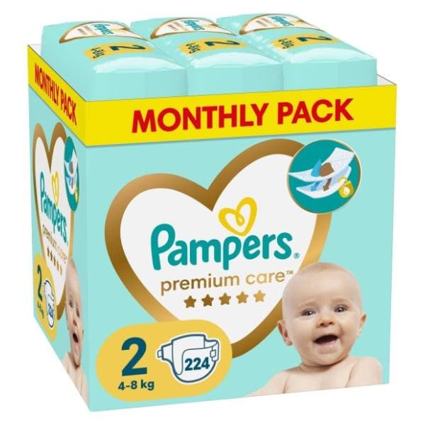 PAMPERS Premium Care MP 2 224kom 0