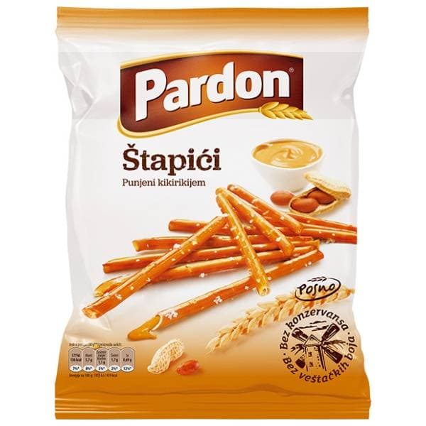 PARDON štapići kikiriki 210g Marbo 0