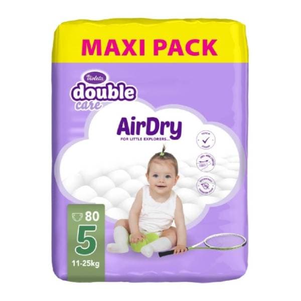 VIOLETA Double care AirDry 5 80kom 0