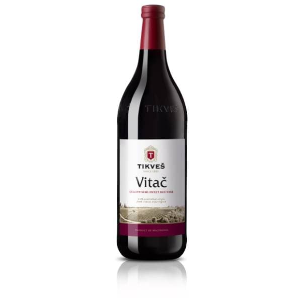 Crno vino TIKVEŠ Vitač 1l 0