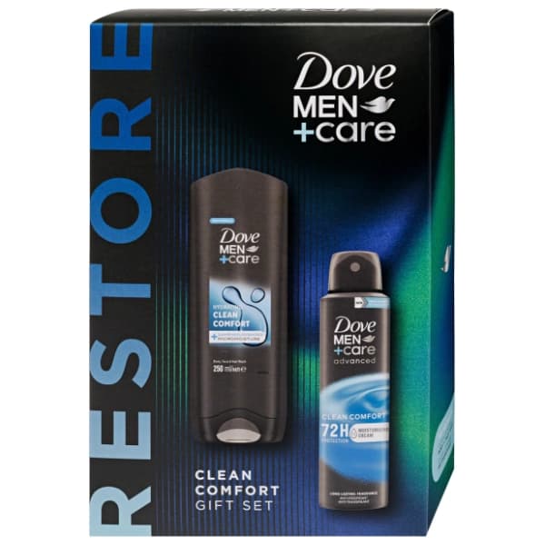 DOVE men set Clean comfort (deodorant i gel za tuširanje) 0