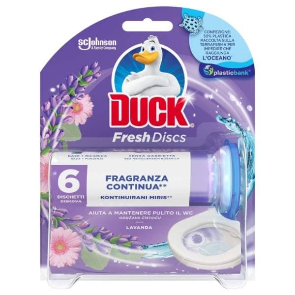 DUCK WC osvježivač Fresh disc lavanda 36ml 0