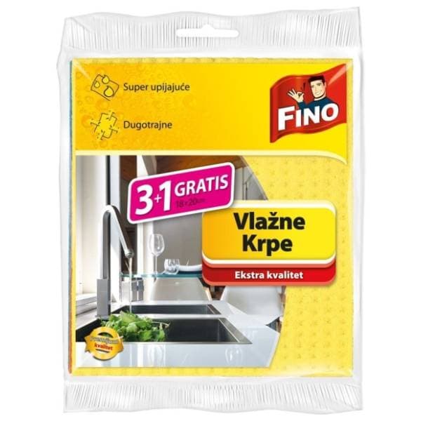 FINO vlažne krpe 3+1kom gratis 0