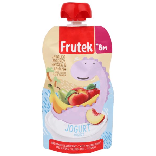 FRUTEK pouch jabuka breskva jogurt 100g 0