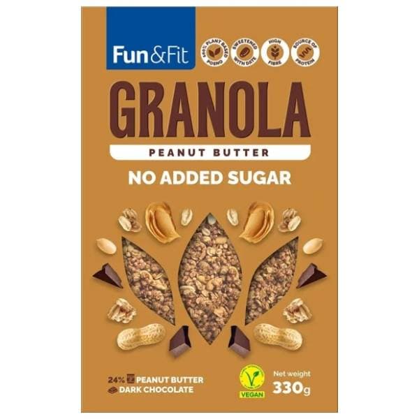 FUN & FIT granola maslac od kikirikija 330g 0